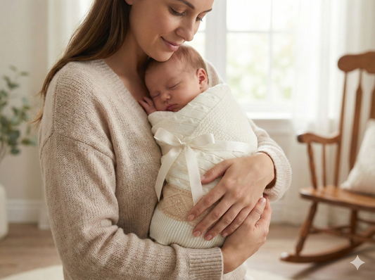 Luxury Spanish Knit Baby Blanket