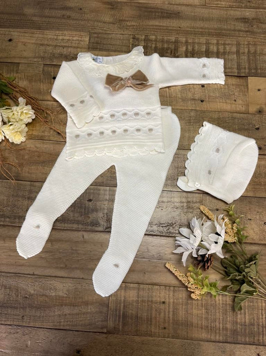 Elegante 3-piece Knit Set
