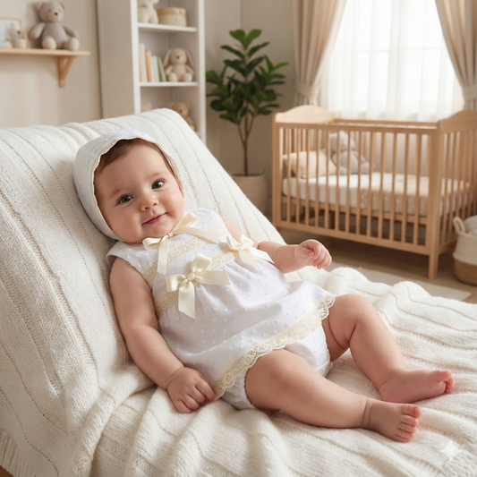 Blanca Adela 3-Piece Plumeti Dress Set