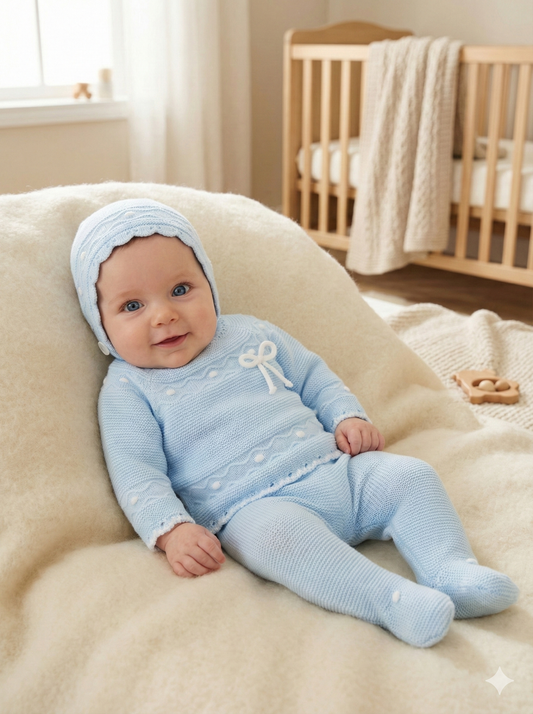 Pompitas 3-Piece Knit Set