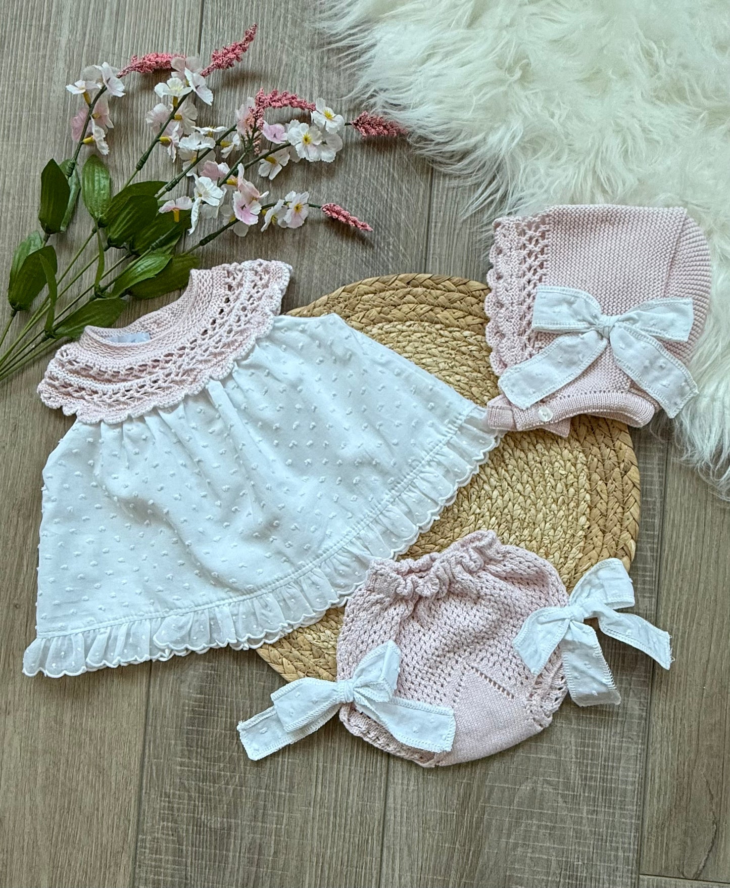 Rosa Juno 3-Piece Plumeti Set