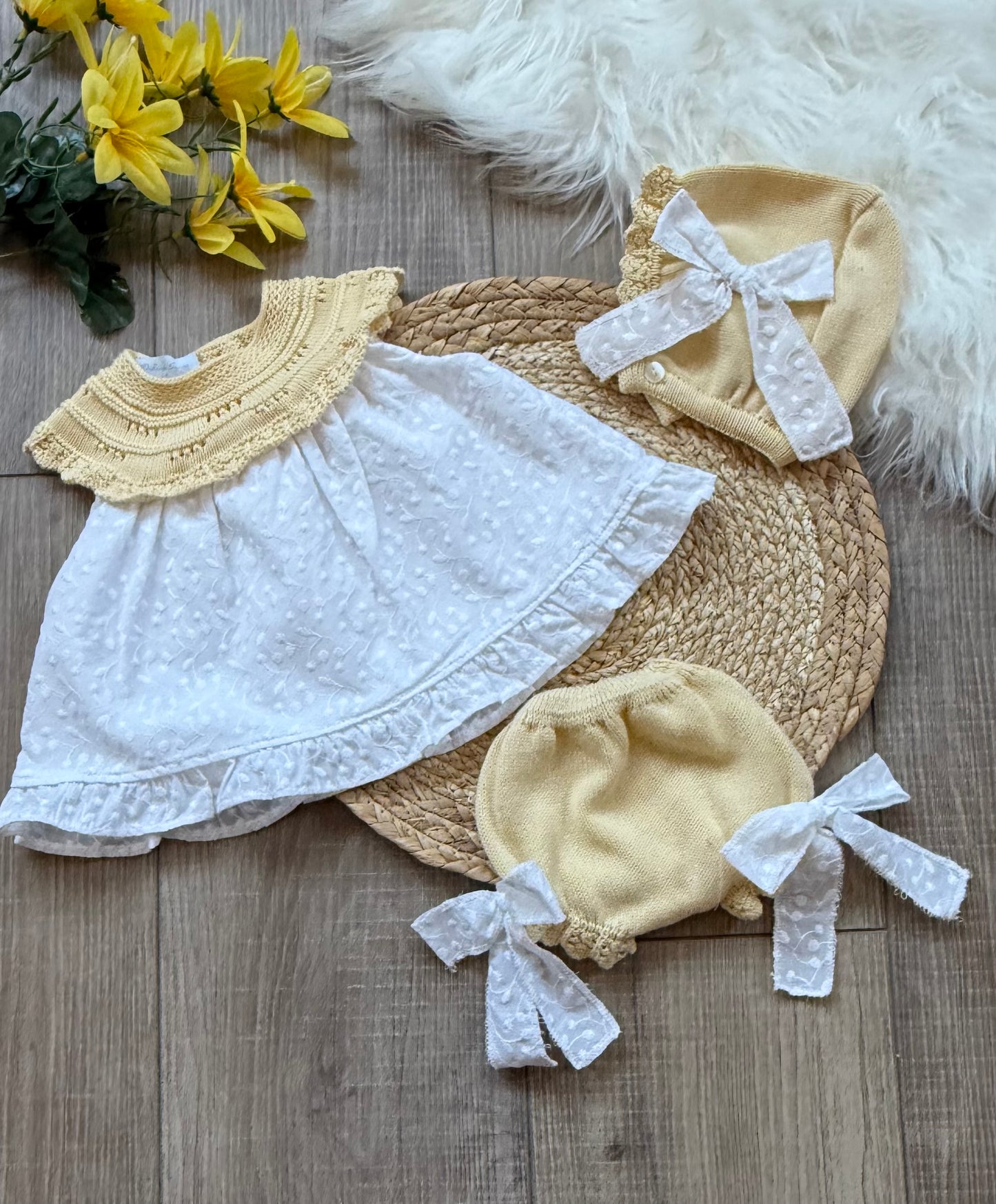 Canarias 3-Piece Plumeti Dress Set