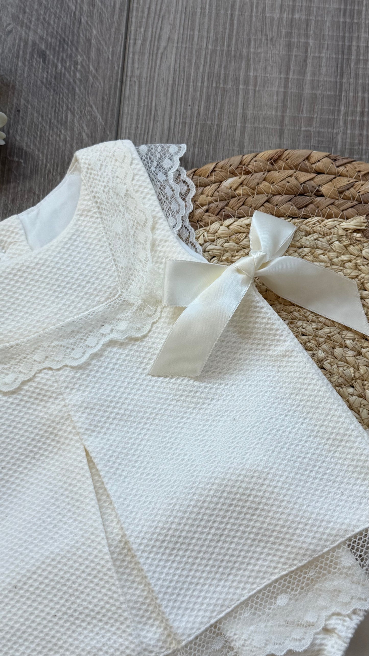 Teresa 3-Piece Pique Dress Set