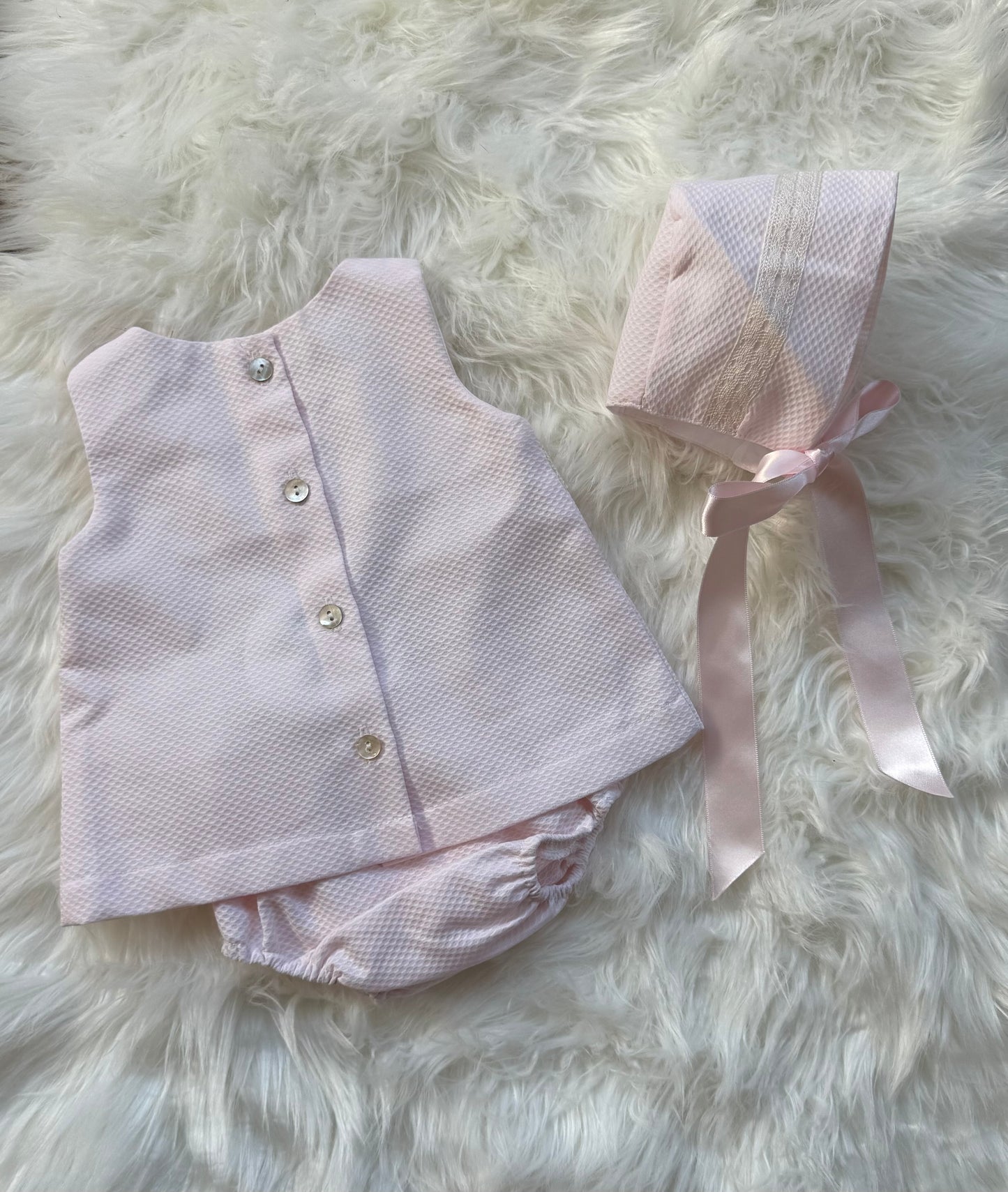 Rosa Lucia 3-Piece Pique Dress Set