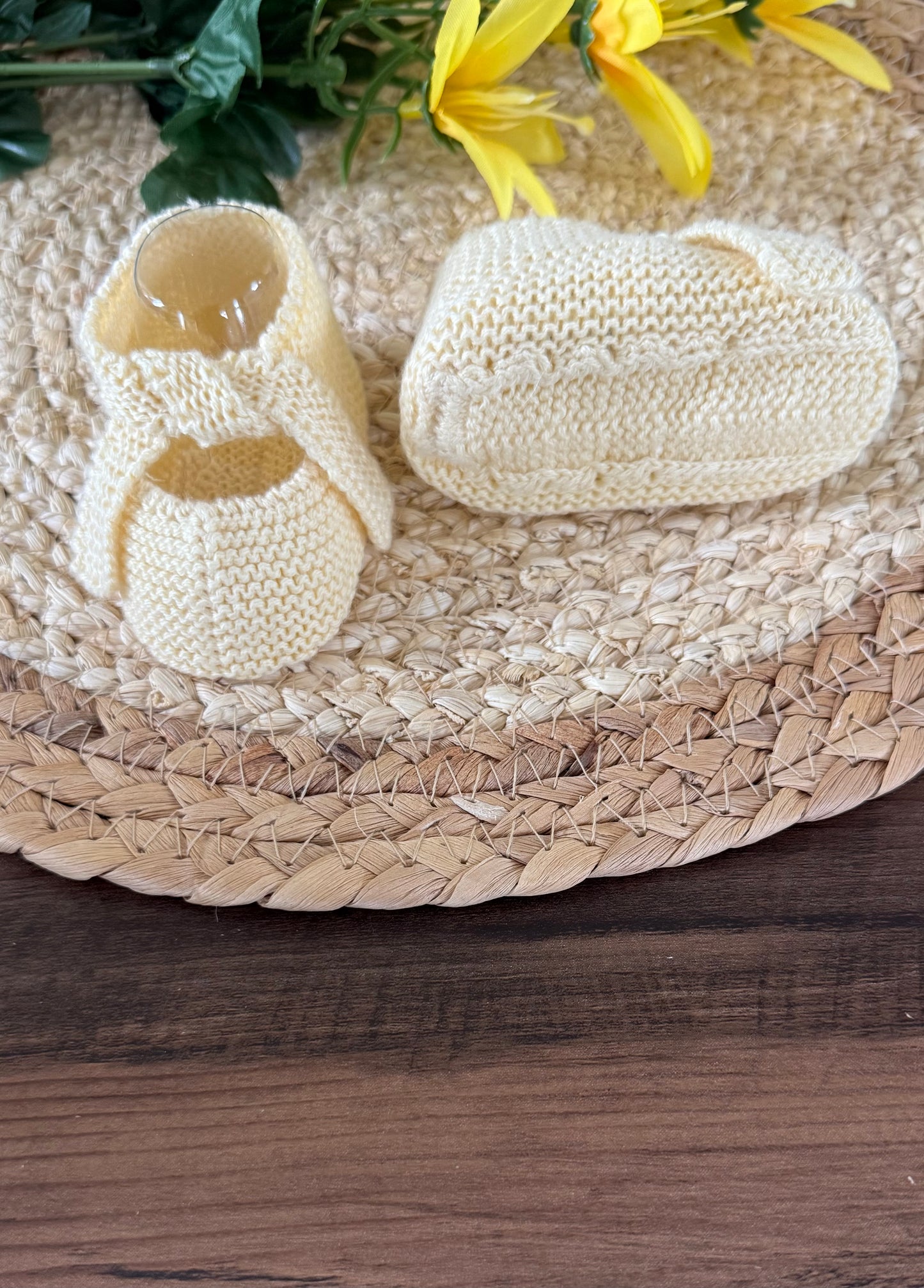 Classic Cotton Baby Booties
