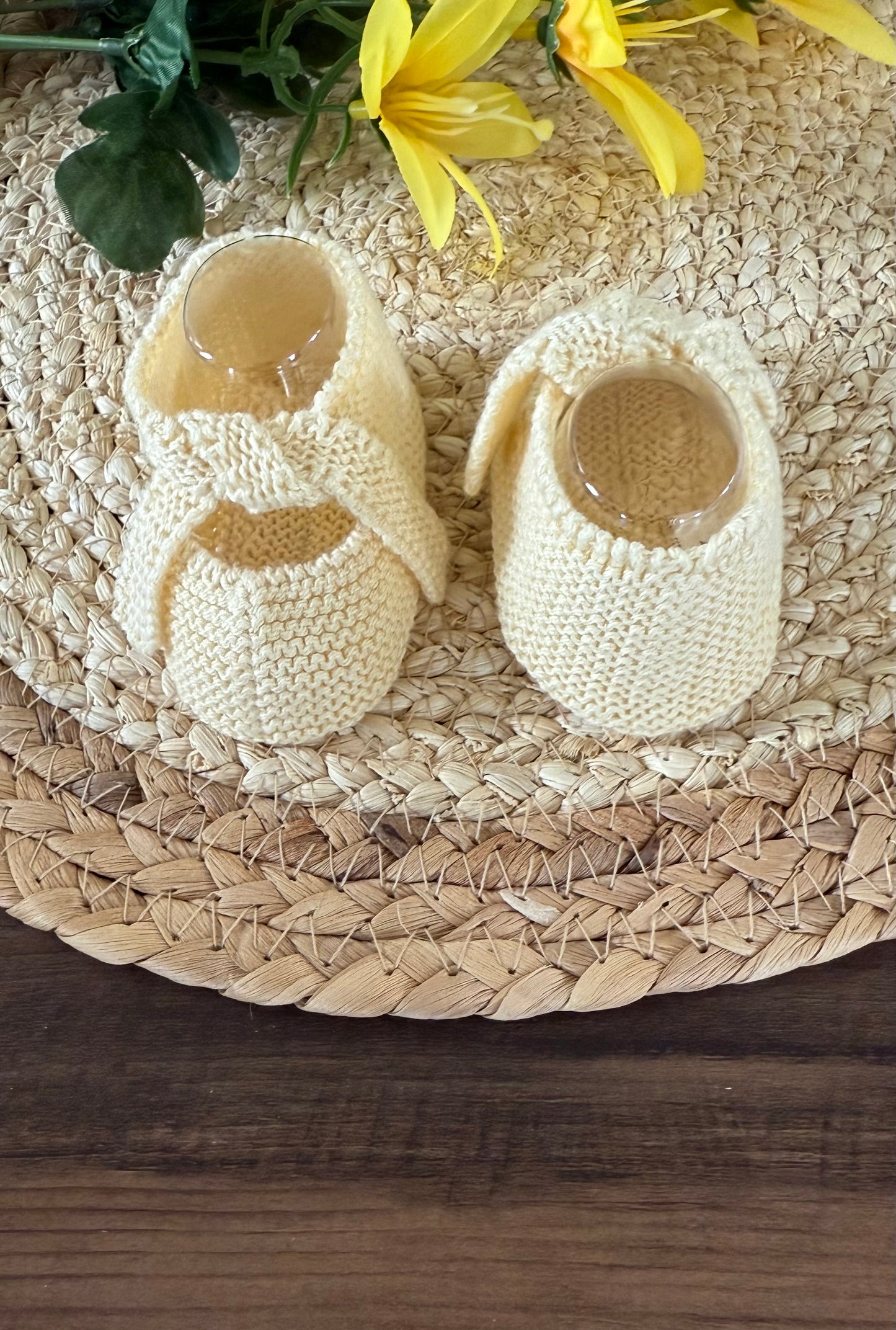 Classic Cotton Baby Booties