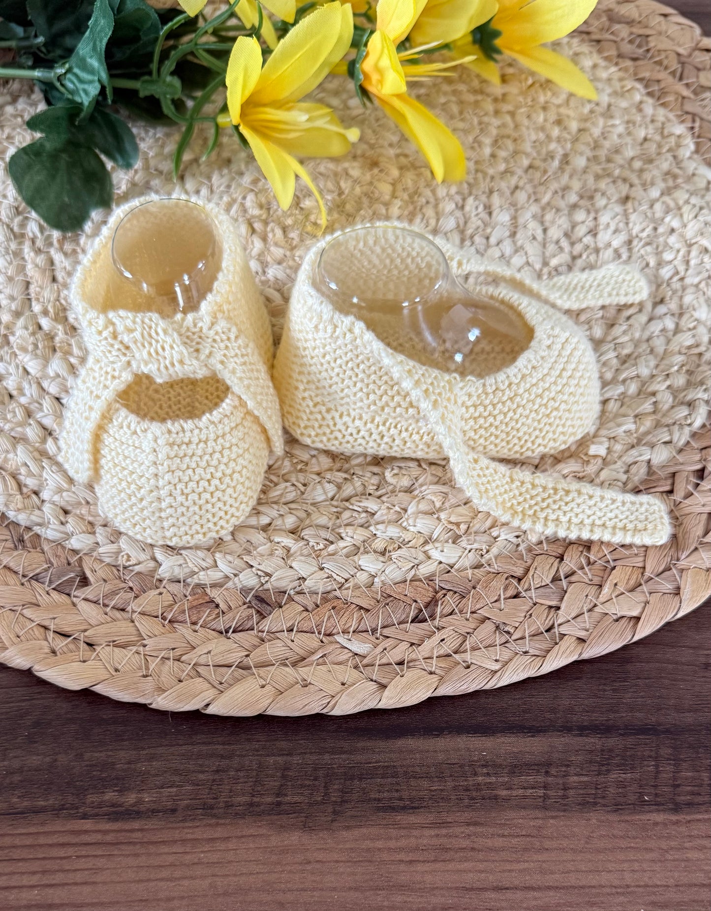 Classic Cotton Baby Booties