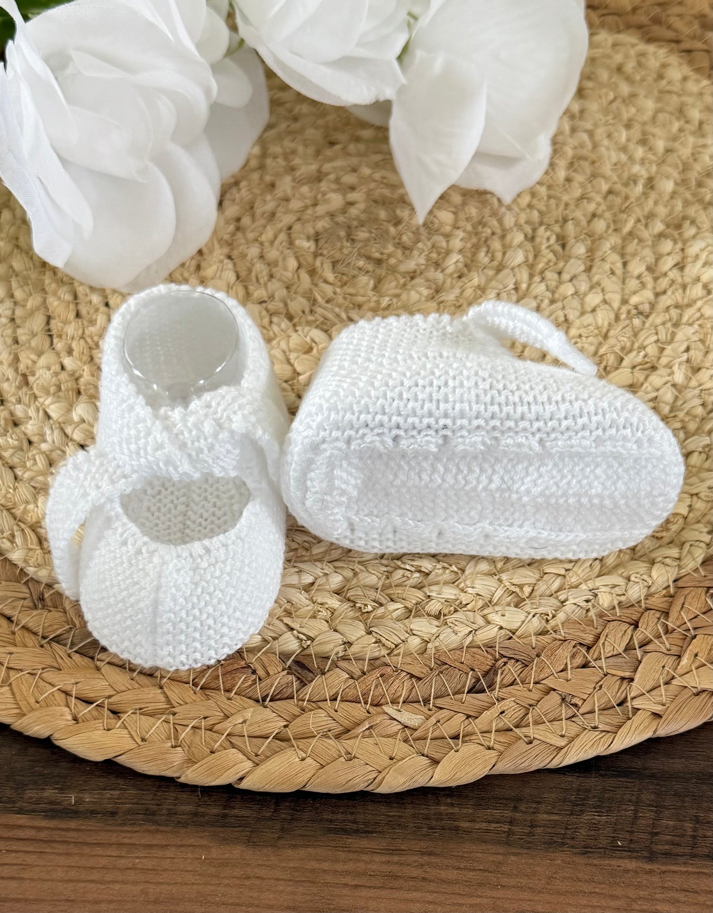 Classic Cotton Baby Booties