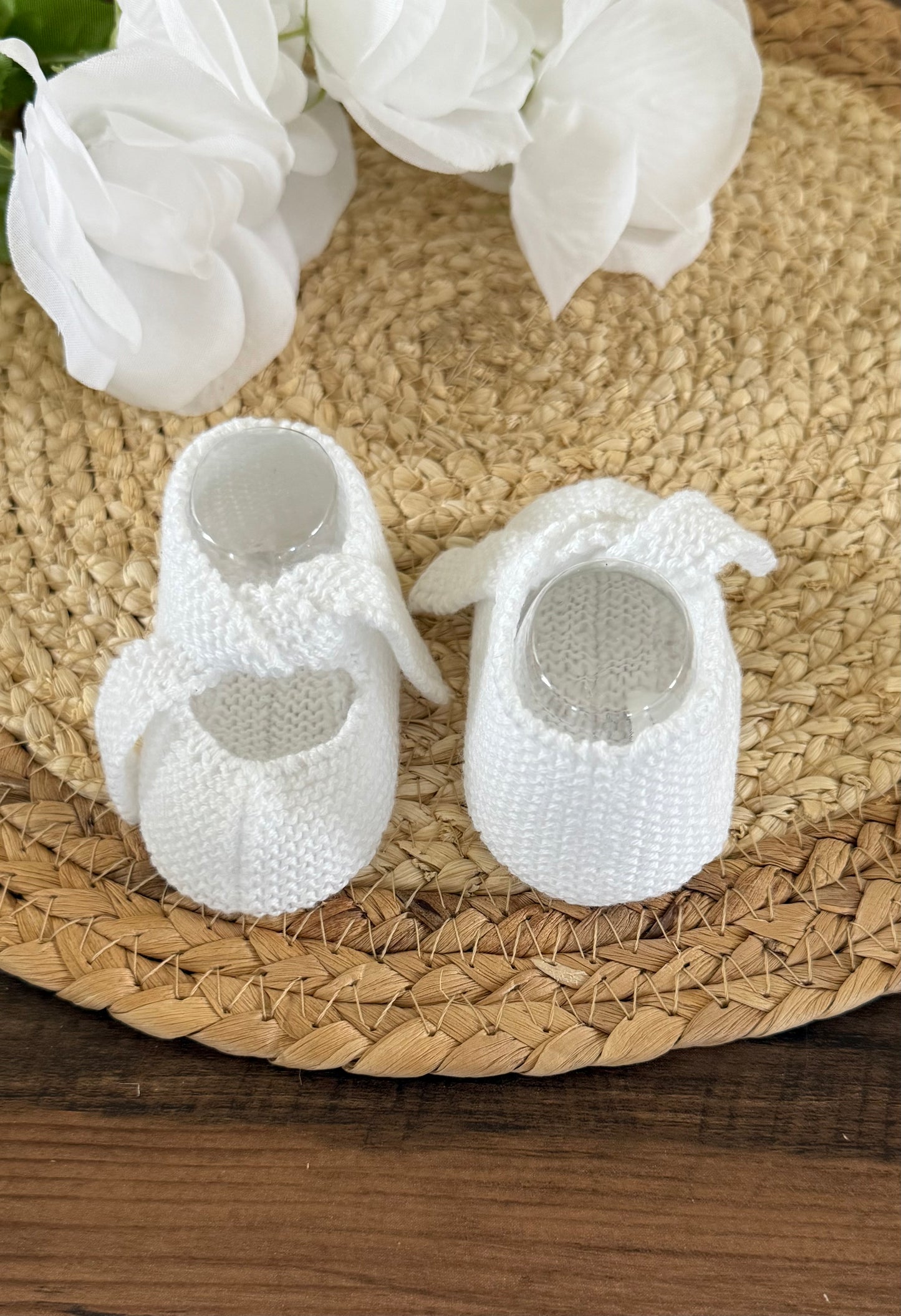 Classic Cotton Baby Booties