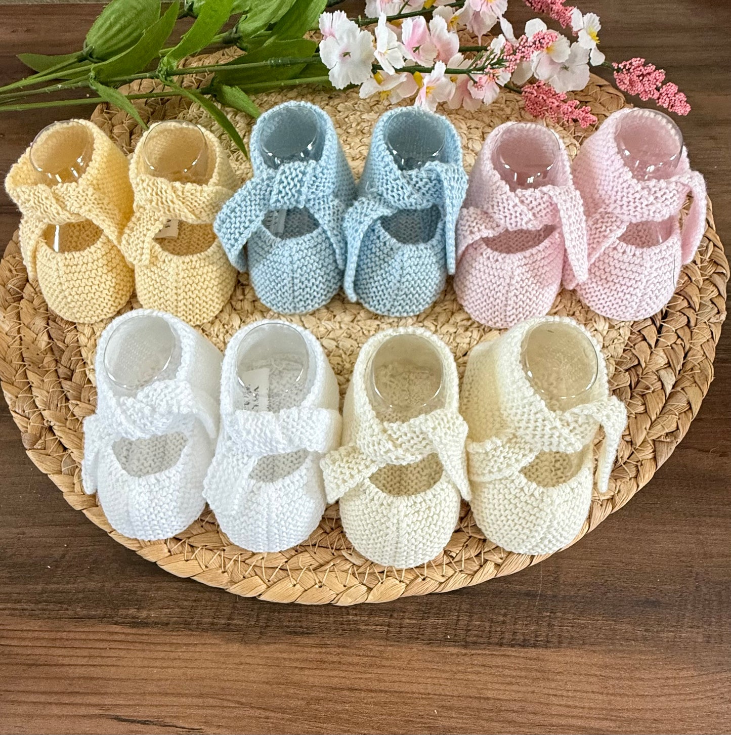 Classic Cotton Baby Booties