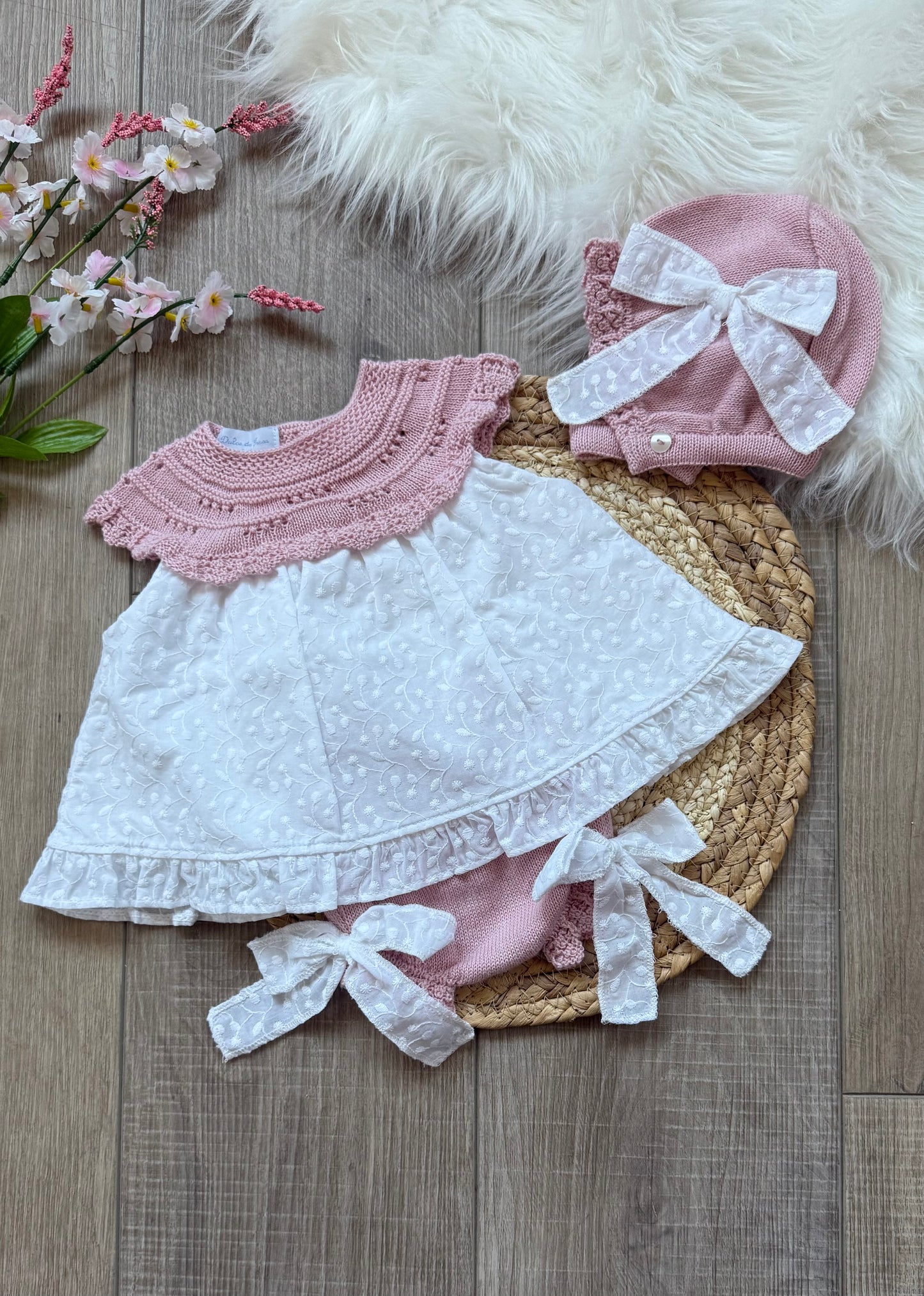Canarias 3-Piece Plumeti Dress Set