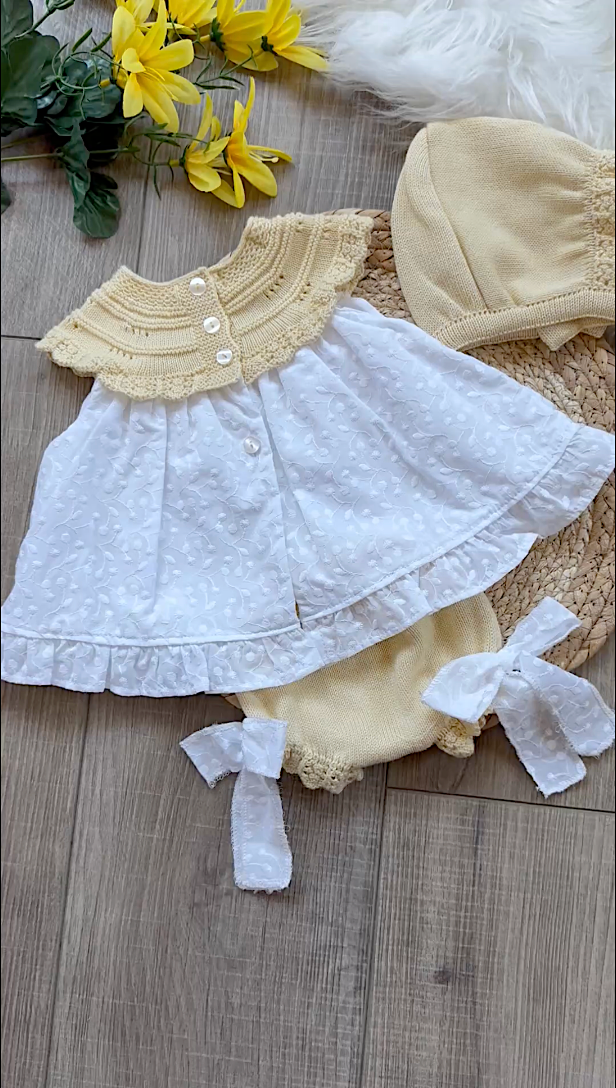 Canarias 3-Piece Plumeti Dress Set