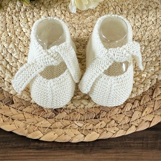Classic Cotton Baby Booties