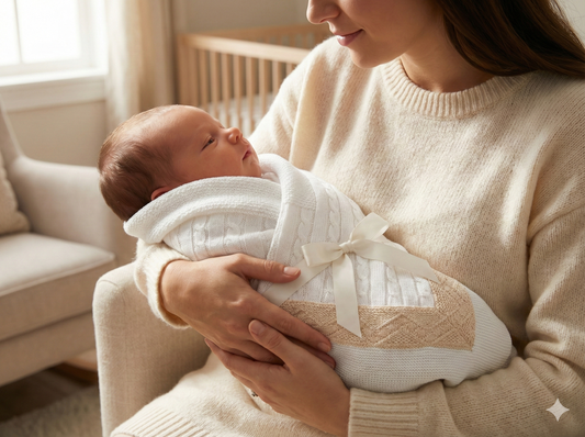 Luxury Spanish Knit Baby Blanket