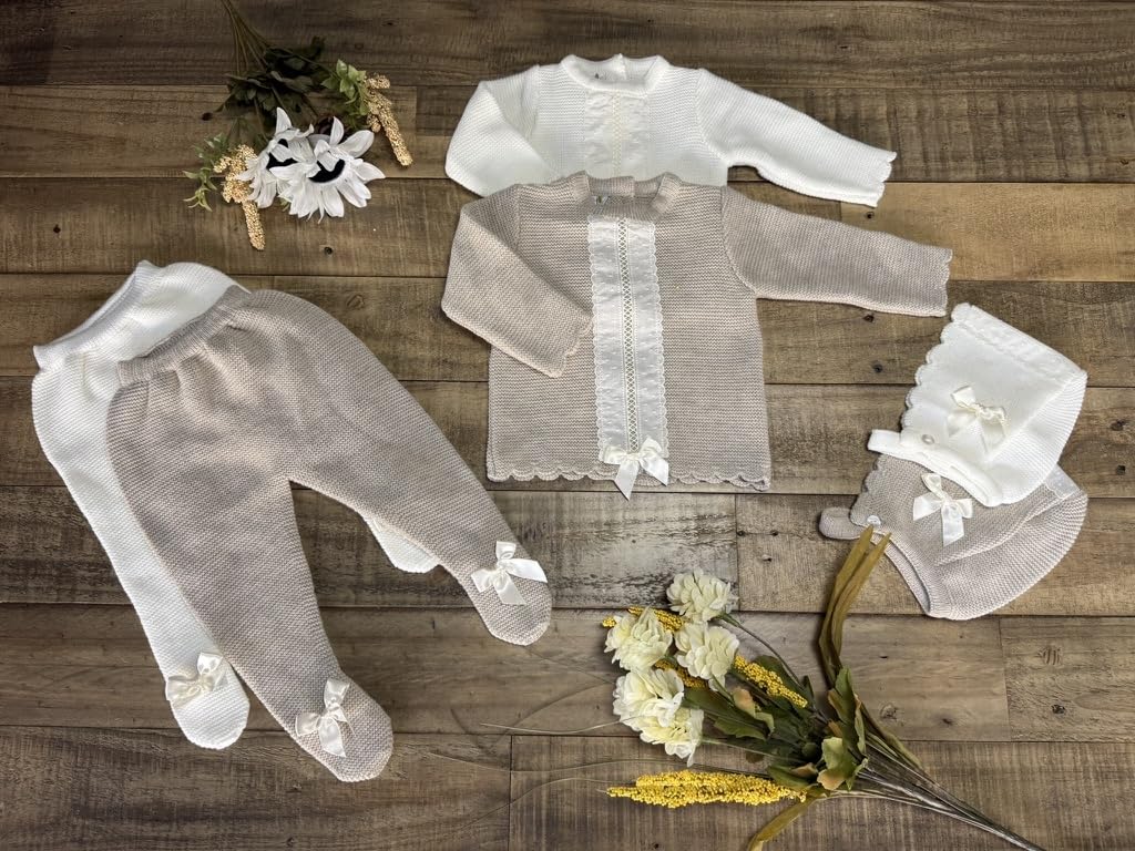 3-Piece Baby Sweater, Pants, and Hat clothing set for Boys and Girls