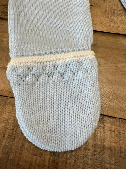 3-Piece Baby's Knitted Set with Sweater, Footed Pants, and Hat for Boys and Girls