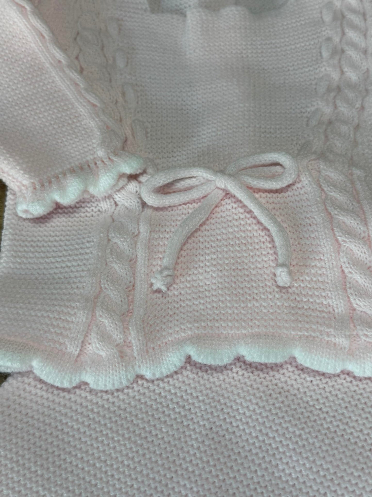 3-piece Baby Girl Knitted Sweater, Pants, and Hat Set