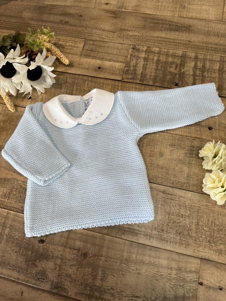 3-Piece Baby Outfit Set, Knitted Romper, Shirt, and Hat for Boys and Girls
