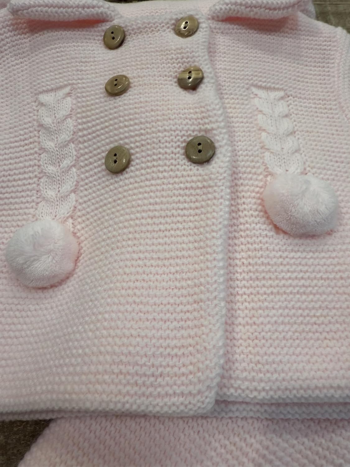 Baby Knit Outfit Set with Jacket and Footie Pants for Boys and Girls