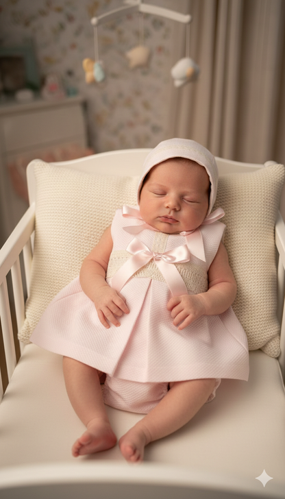 Rosa Lucia 3-Piece Pique Dress Set