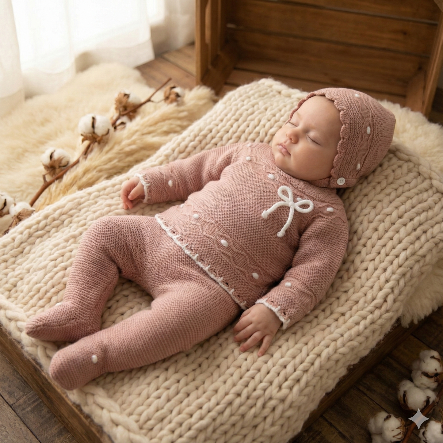 Pompitas 3-Piece Knit Set