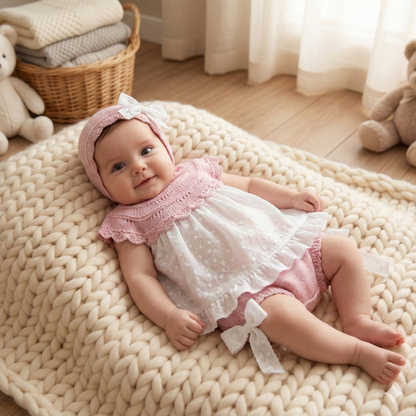 Canarias 3-Piece Plumeti Dress Set