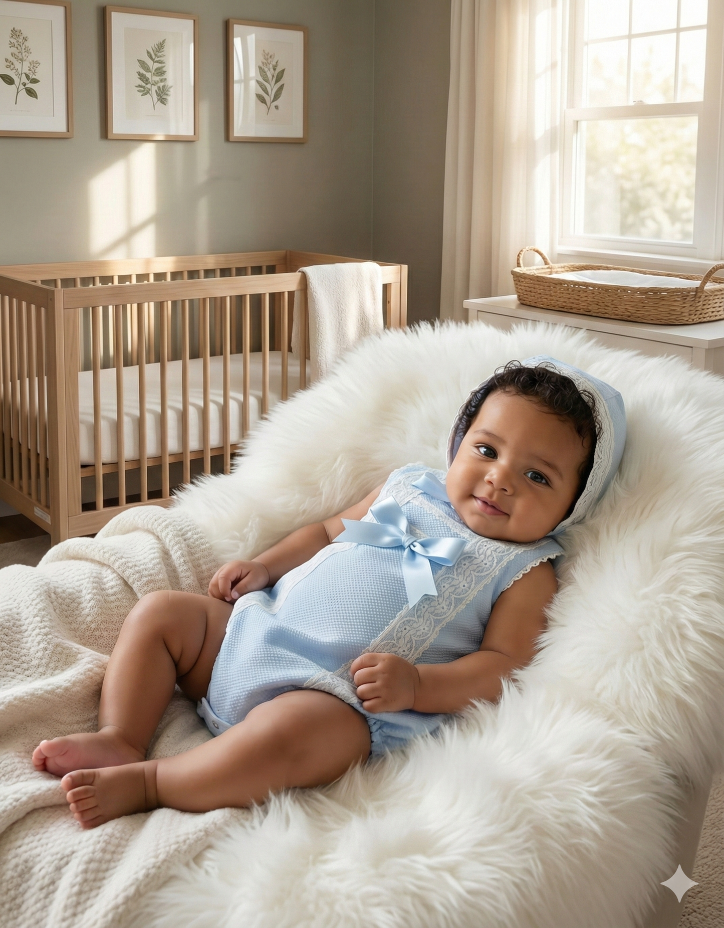 Rafaelo 2-Piece Pique Romper Set