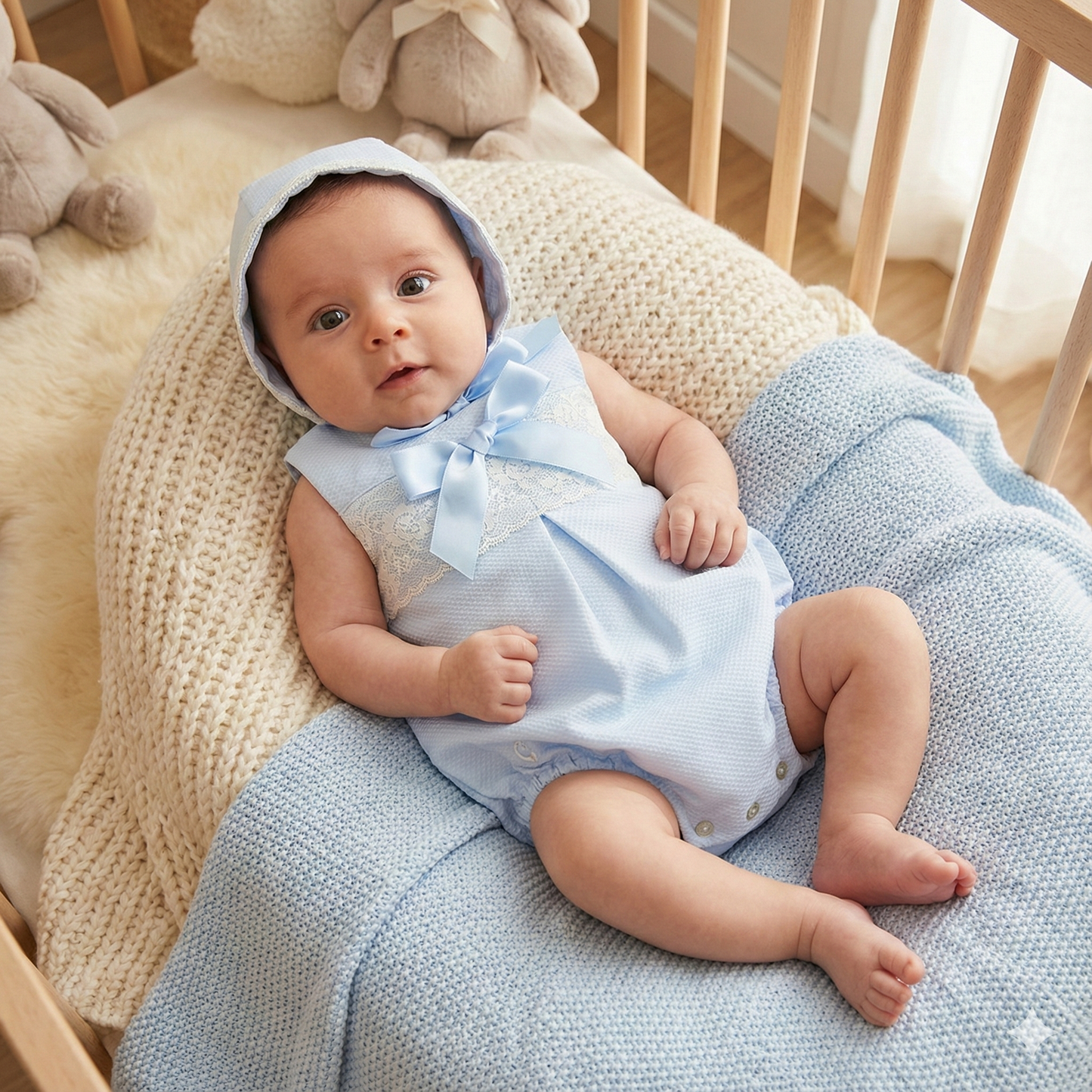 Orlando 2-Piece Pique Romper Set