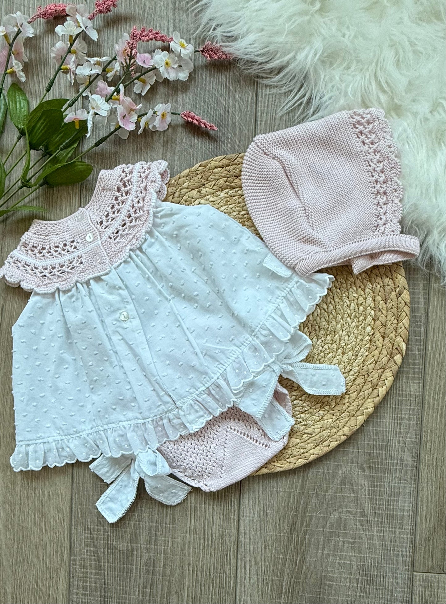 Rosa Juno 3-Piece Plumeti Set