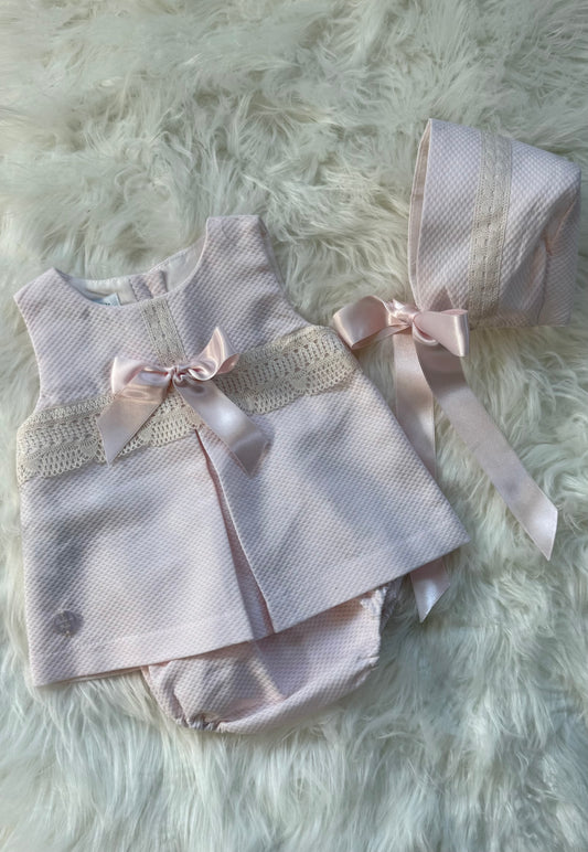 Rosa Lucia 3-Piece Pique Dress Set