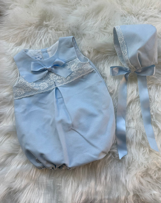 Orlando 2-Piece Pique Romper Set
