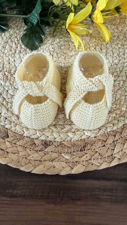 Classic Cotton Baby Booties