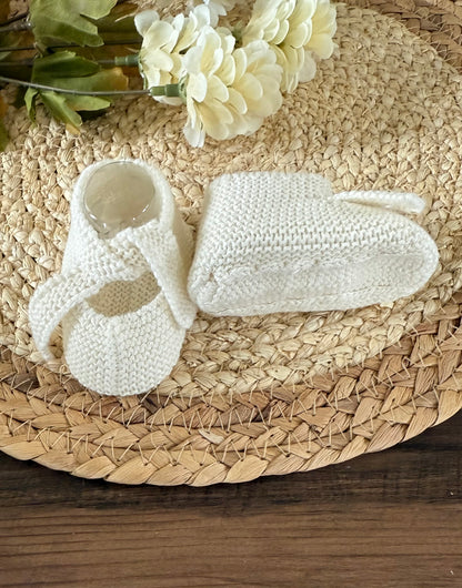 Classic Cotton Baby Booties