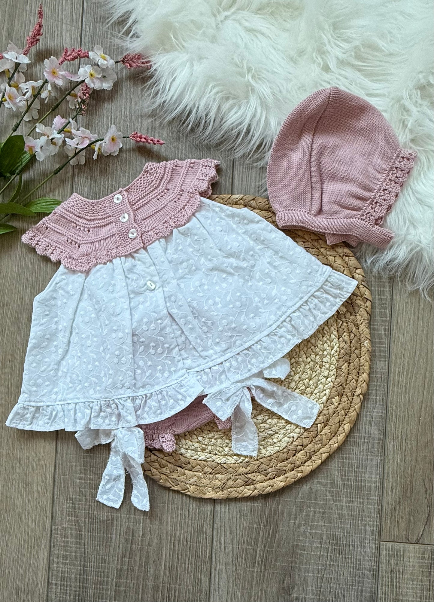 Canarias 3-Piece Plumeti Dress Set