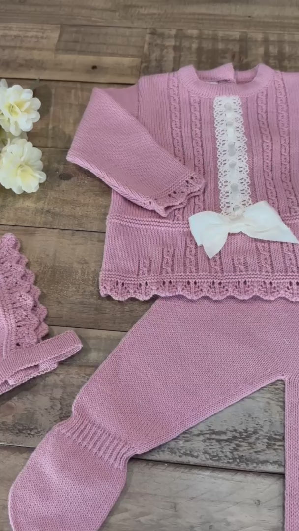 Florentina 3-Piece Knit Set – Patuco & Patuca