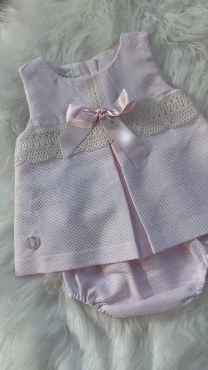 Rosa Lucia 3-Piece Pique Dress Set